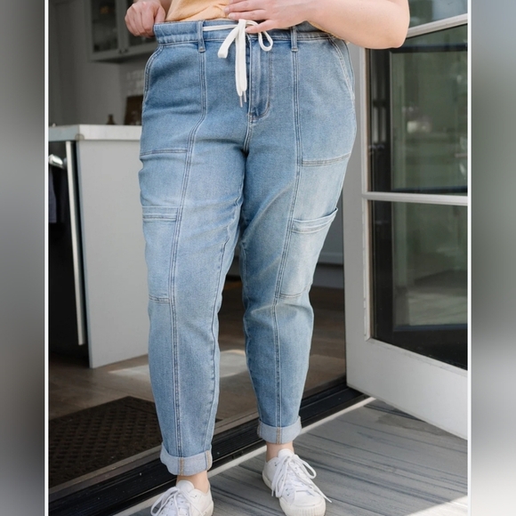 Judy Blue Denim Jogger. Size 20W - Picture 1 of 7